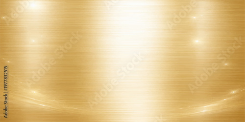Abstract golden metallic background with subtle texture, evoking a sense of luxury and sophistication, enhanced with a radiant gradient, creating a timeless and elegant design.