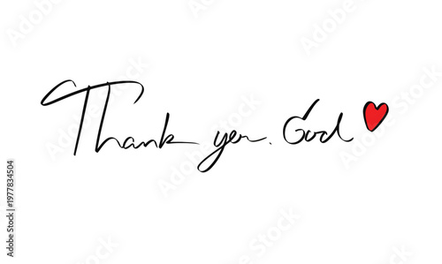 Thank you god love heart red pink orange color object icon text font calligraphy hand written lettering script black color object icon thank you god gratitude love heart christ belief prayer peace art