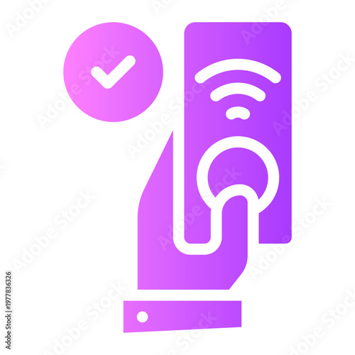 remote control gradient icon