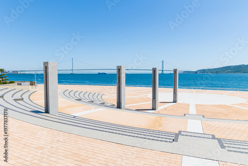 大蔵海岸の中崎展望広場（兵庫県明石市）