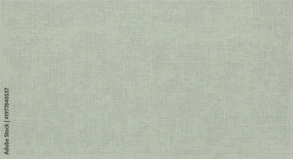Fototapeta premium Muted, pale-green textured surface showing a subtle woven pattern