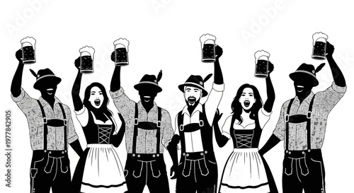 People Wearing Traditional Clothes.