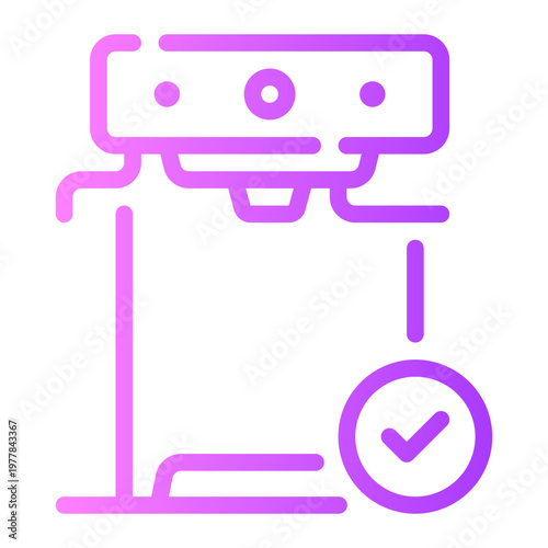 coffee maker gradient icon