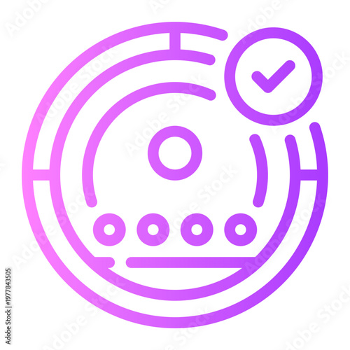 vaccum gradient icon