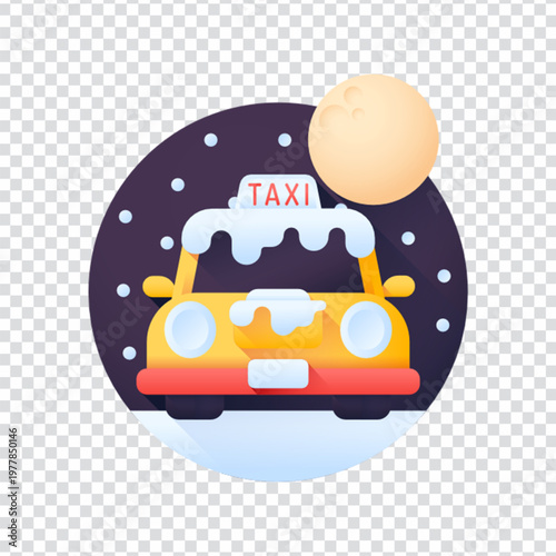 Taxi Cab Vehicle Icon