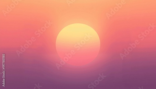 Retro sunset gradient glow background with film grain texture, warm abstract vintage modern style
