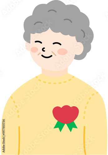 할머니 카네이션