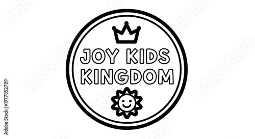 Joy Kids Kingdom Logo Design.