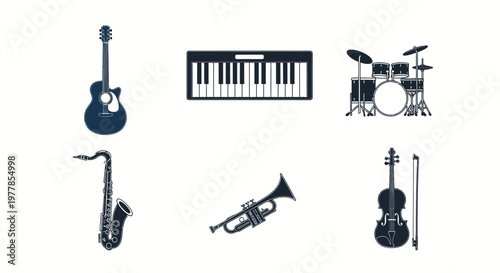 Musical instruments for music making ensemble 1.