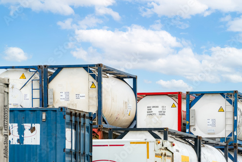 Quadro su tela Chemical tank container