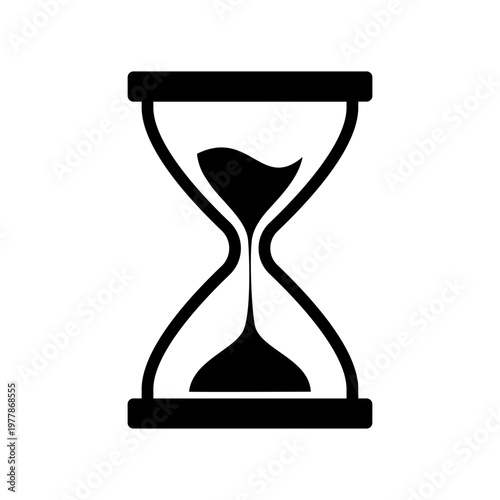 Hourglass icon. Sandglass icons on transparent background. Vector illustration. EPS 10