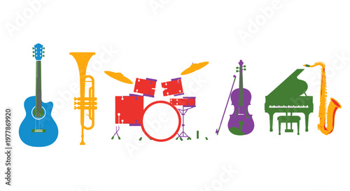 Musical instruments for music making 1.