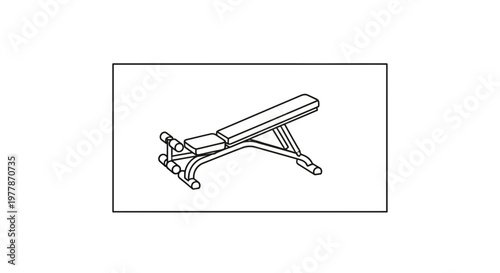 Adjustable Weight Bench for Fitness and Exercise, Gym Equipment