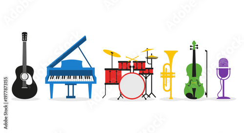 Musical instruments for music making 7.
