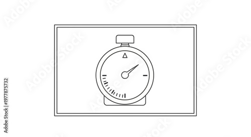 Stopwatch Icon, Timer Symbol, Countdown Clock, Time Measurement, Speed Control