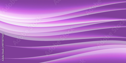 Abstract purple flowing waves background with smooth gradient effect