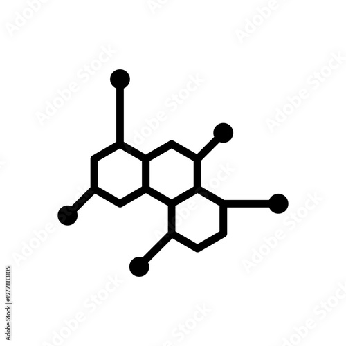 Hormones icon in web style. Vector illustration. Eps10