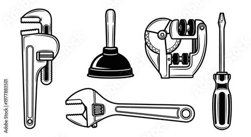 Collection of various metal hand tools.