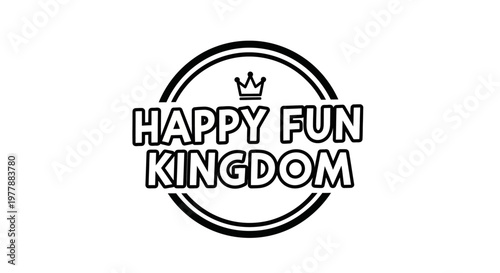 Happy Fun Kingdom Logo Design.