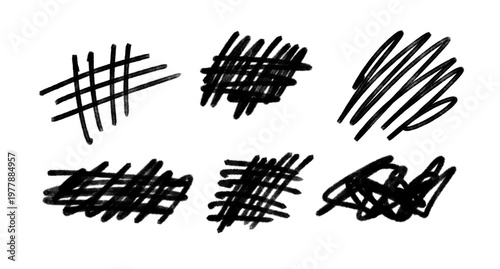 Hand Drawn Chaotic Pencil Ink Scribbles Abstract Street Art Transparent Background