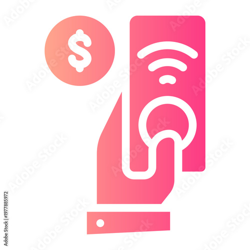 remote control gradient icon