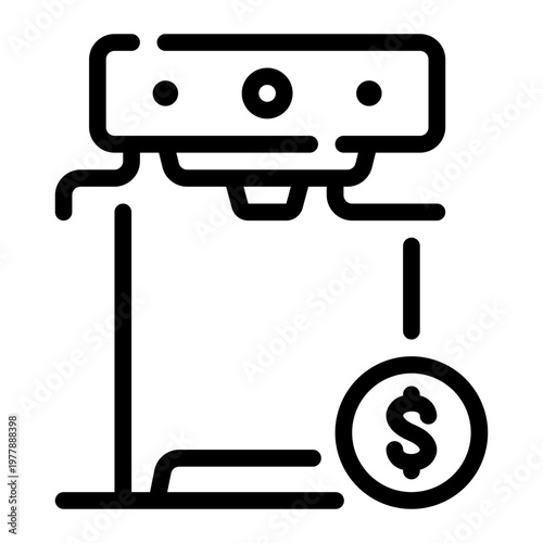 coffee maker line icon