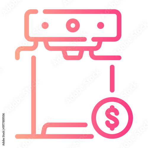 coffee maker gradient icon