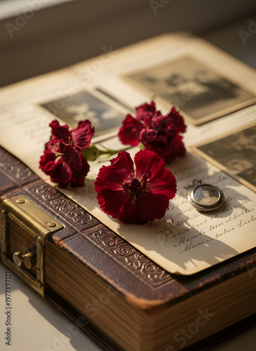Beautiful fresh pink and red carnation flowers, floral background for Mother's Day