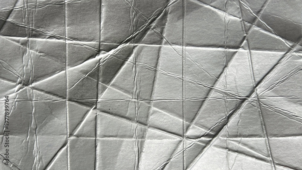 Obraz premium Silver abstract grid, landscape with silver shading, metallic grid pattern with copy space​​​​​​​​​​​​​​​​