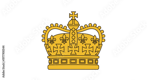 Golden Royal Crown Jewel.