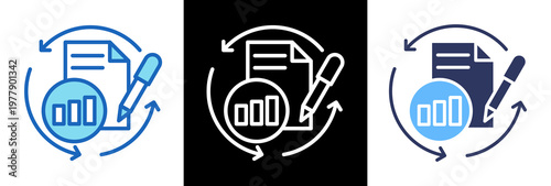 Business Renewal triplestyle icon