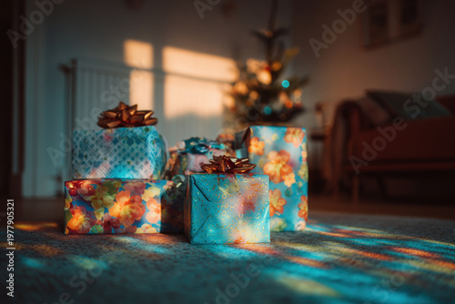 young man with his mouth open crouching in sprinter starting position against clean solid color wall
