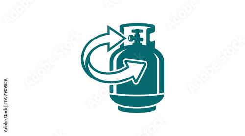 Gas Cylinder Reusable Icon