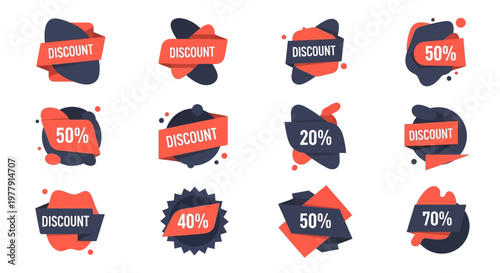 Discount Labels and Badges.