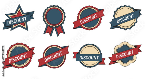 Discount Labels and Badges.