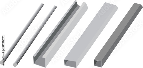 steel vector with a modern metallic texture, perfect for industrial and technology designs.