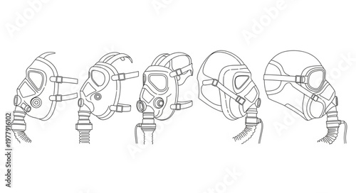 Robots Working Together in Line.