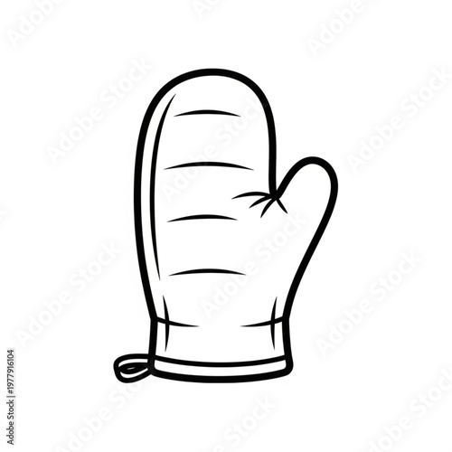 Oven Mitt Glove for Kitchen Use.