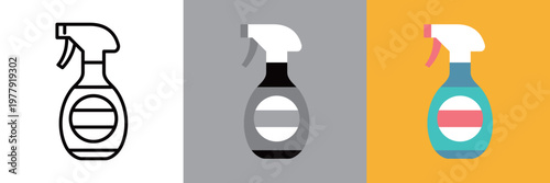 スプレーのシンプルなアイコン