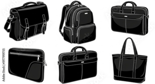 Collection of Black Bags - Stylish Accessories for Every Occasion.