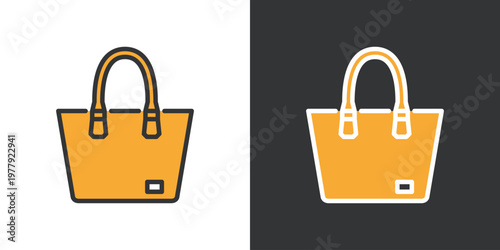 カバンのシンプルなアイコン