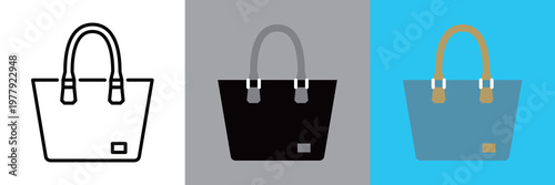 カバンのシンプルなアイコン