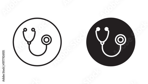 Doctor-related outline icon set. Hospital, Linear icon collection. Editable outline. Vector illustration.