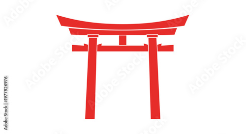 Japanese Torii Gate Structure.