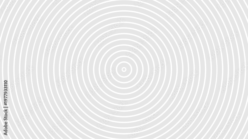 Obraz premium Concentric circles with clean and simple white lines creating an abstract circle pattern