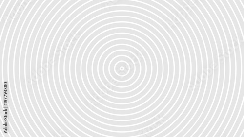 Concentric circles with clean and simple white lines creating an abstract circle pattern