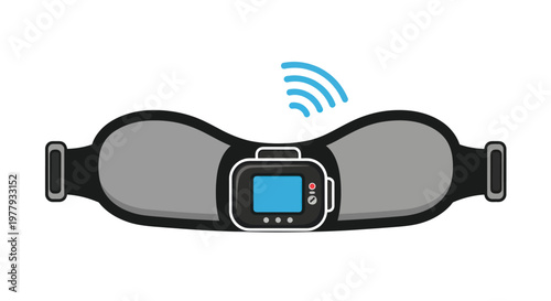 Smart Sleep Mask with Wireless Technology and LED Display