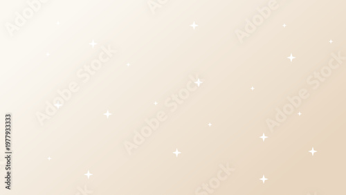 Sparkling glitter stars on a beige gradient blank backdrop, perfect for celebration events