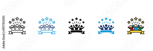 Satisfaction Icon Set Multipl...