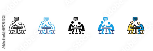 Client Icon Set Multiple Styl...